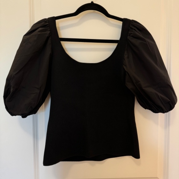 [NwoT] Summer - Theory Solid Puff Sleeve Top - Picture 6 of 6